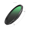 SmallRig Magnetic 67mm VND Filter ND2-ND32 (1-5 Stop) & Black Mist 1/4 Filter 5170