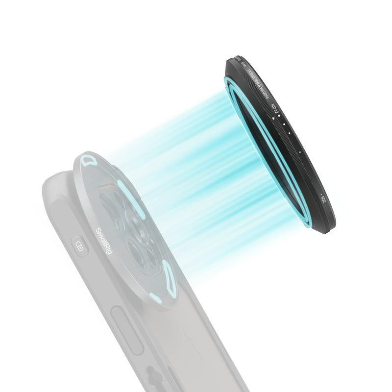 SmallRig Magnetic 67mm VND Filter ND2-ND32 (1-5 Stop) & Black Mist 1/4 Filter 5170