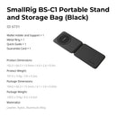 SmallRig BS-C1 Portable Stand and Storage Bag (Black) 6731