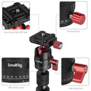 SmallRig Monopod with Triple Ground Spikes and Panoramic Ball Head with Arca-Swiss Plate 6397