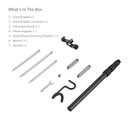 SmallRig Monopod with Triple Ground Spikes and Phone Support with Cold Shoe Mount 6528