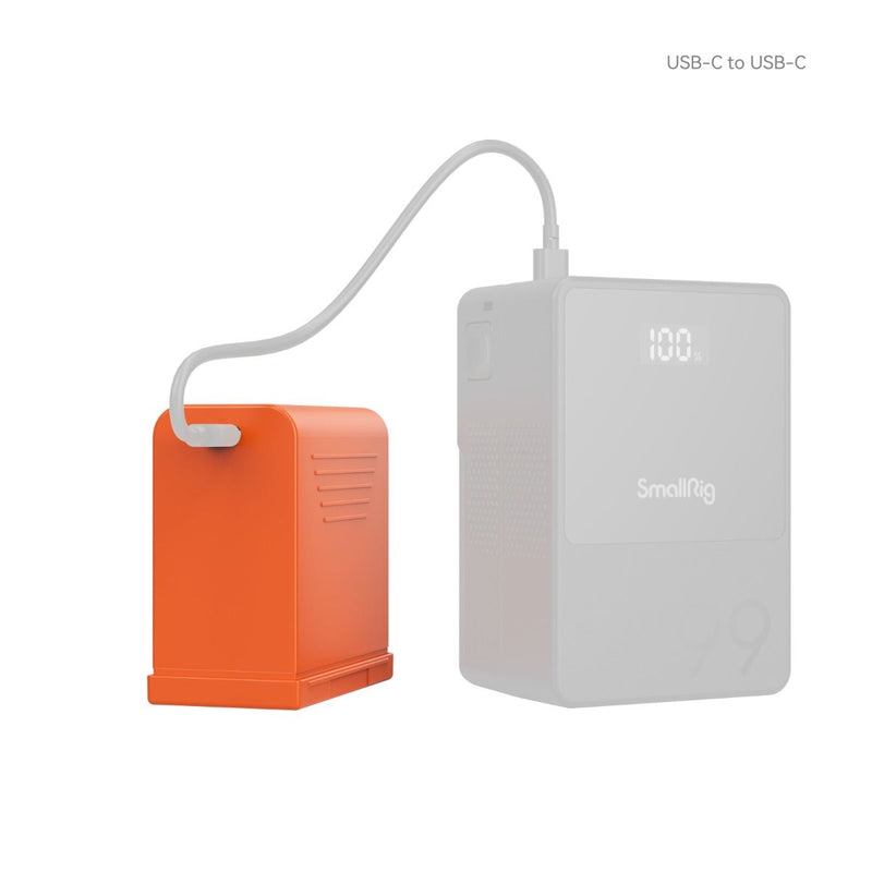 SmallRig NP-F970 USB-C Rechargeable Camera Battery (Orange) 4972
