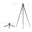 SmallRig Portable Carbon Fiber Travel Tripod Kit 5028