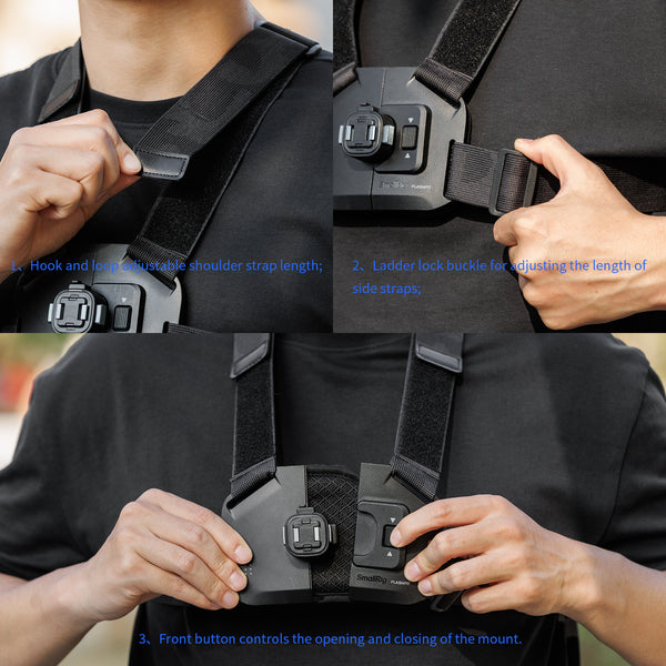 SmallRig Quick Release Chest Strap Mount for DJI Osmo Action 6 / Nano 6305