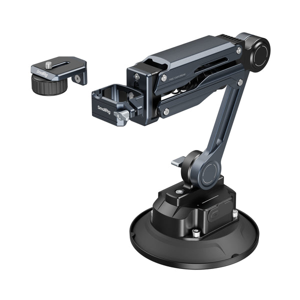 SmallRig Shock Absorber Support with Electronic Suction Cup for DJI Osmo Pocket 3 / GoPro HERO13 Black / Insta360 X4 5507