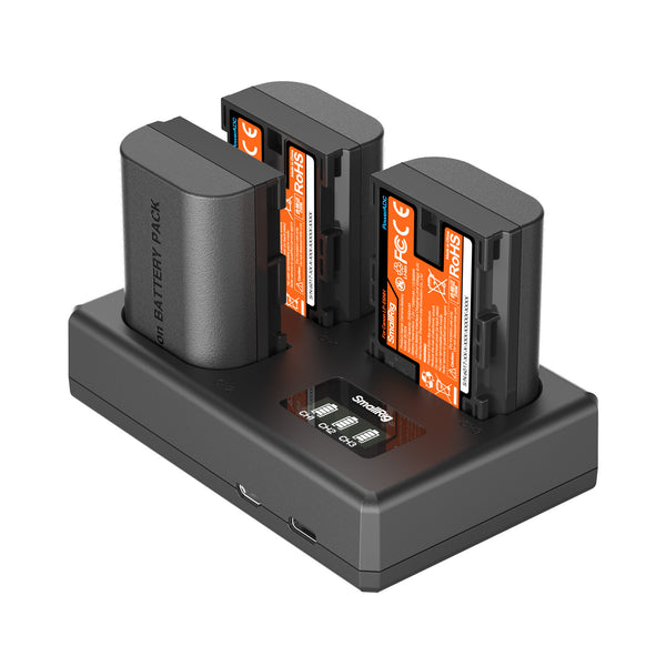 SmallRig Triple Camera Battery & Charger Kit for Canon LP-E6NH 6017