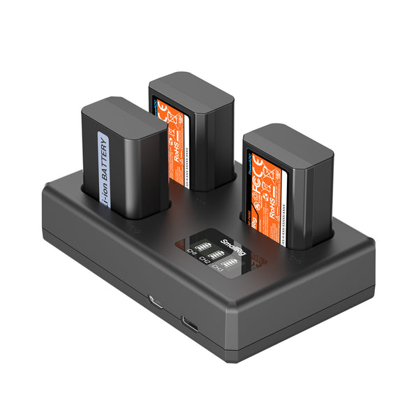 SmallRig Triple Camera Battery & Charger Kit for Sony NP-FW50 6019