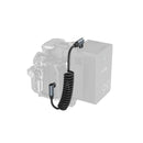 SmallRig USB-C (Angled) to USB-C (Angled) Coiled Data Cable 4793