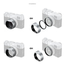 SmallRig UV Filter with Lens Hood Kit for FUJIFILM X100VI / X100V (Silver) 5851