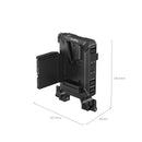 SmallRig V-Mount Battery Mount Plate Kit for 15mm LWS Rods 5226