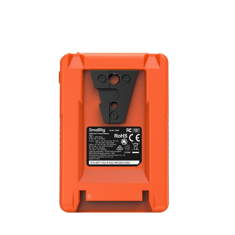 SmallRig VB50 mini V Mount Battery (Orange) 4871