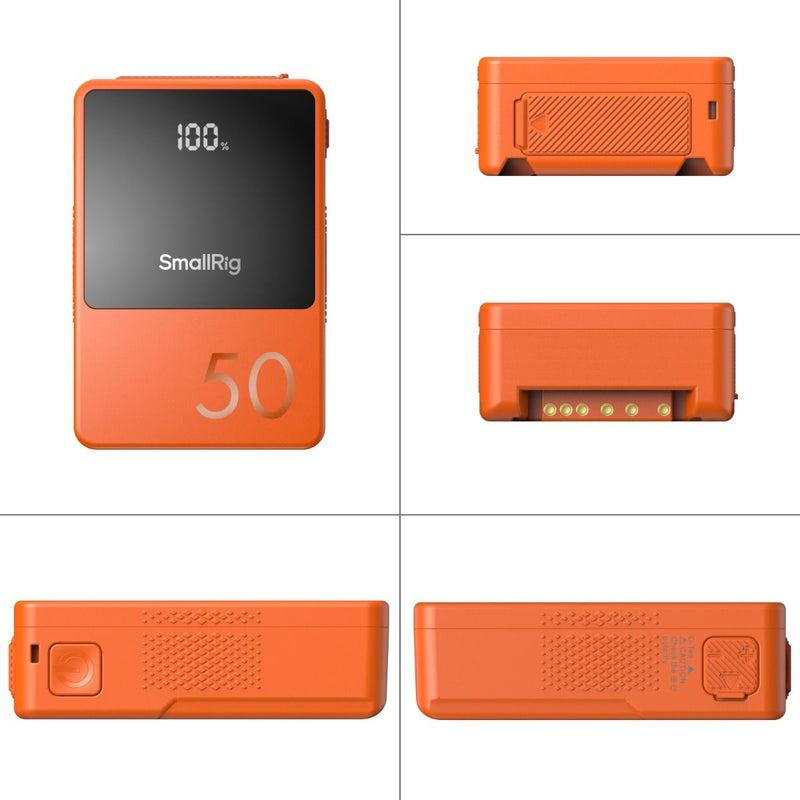 SmallRig VB50 mini V Mount Battery (Orange) 4871