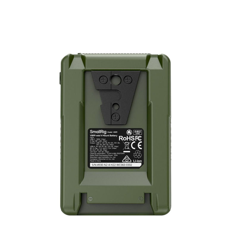SmallRig VB99 mini V Mount Battery (Green) 4930