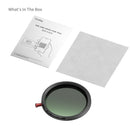 SmallRig "Vision X" 2-in-1 CPL & ND2-32 Filter (77mm) 7323