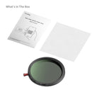 SmallRig "Vision X" 2-in-1 CPL & ND2-32 Filter (82mm) 7324