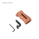 SmallRig Wooden Side Handle with 1/4"-20 Screws HSN2093D