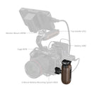 SmallRig Wooden Side Handle with 1/4"-20 & 3/8''-16 ARRI Locating Screws 5238
