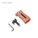 SmallRig Wooden Side Handle with NATO Clamp 2187C