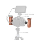 SmallRig Wooden Side Handle with NATO Clamp 2187C