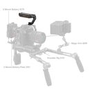SmallRig Wooden Top Handle with 1/4''-20 and ARRI 3/8''-16 Locating Screw 5252