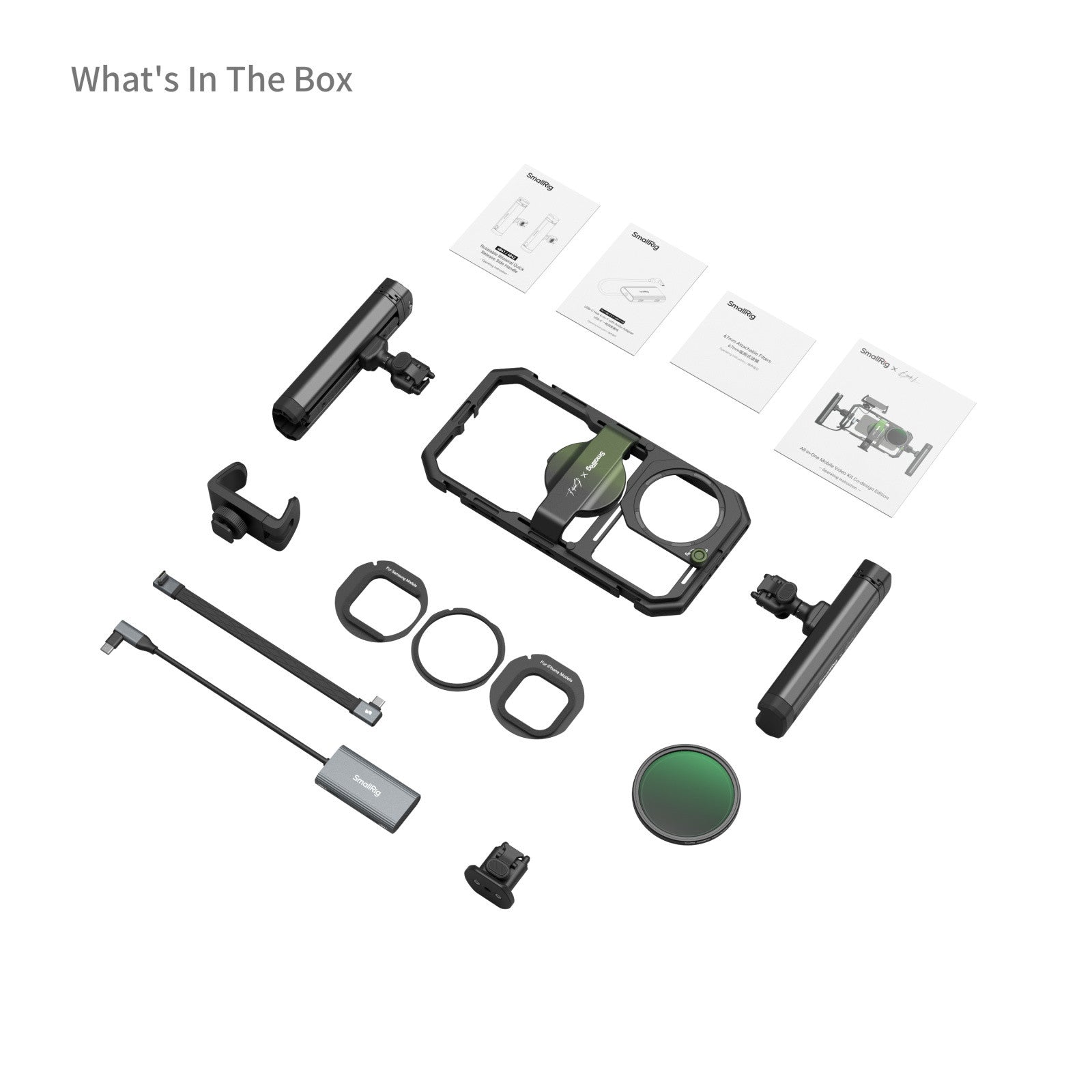 SmallRig x Brandon Li All-in-One Mobile Video Kit Full Quick Release C