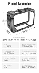 STARTRC Metal Cage for DJI Osmo Action 6