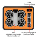 STARTRC Rigid Shockproof Case for DJI Neo (Multi-Battery Storage)