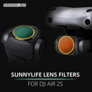Sunnylife 6-pack Filter Set for DJI Air 2S (MCUV/CPL/ND4/ND8/ND16/ND32)