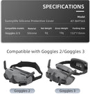 Sunnylife Dust-proof Silicone Lens Cover for DJI Goggles 2 / Goggles 3