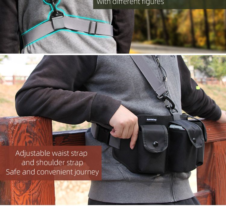 Sunnylife Outdoor Waist Pack Protective Storage Bag for Mavic Mini / Mini SE