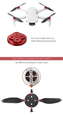 Sunnylife Upgraded Aluminum Alloy Motor Covers for Mavic Mini (Red)
