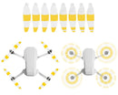 SunnyLife 8pcs White & Yellow Foldable Low Noise Propellers for Mavic Mini