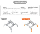 Sunnylife Spider Landing Gear Extensions for Mini 4 Pro (Orange)