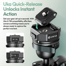 Ulanzi JJ05 GlideGo Overhead Travel Tripod T140