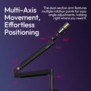 Ulanzi ZJ05 Adjustable Microphone Boom Arm T135