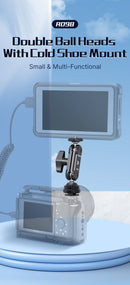 Ulanzi R098 Double Ball Heads with Code Shoe Mount