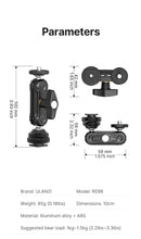 Ulanzi R098 Double Ball Heads with Code Shoe Mount