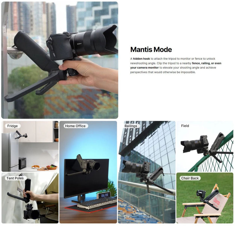 Ulanzi One-click Opening Mini Tripod TT38