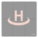 CYNOVA Universal Drone Landing Pad 65x65cm (Grey/Pink)