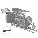 SmallRig Aluminum Alloy Pair of 15mm Rods (M12-4inch) 1049