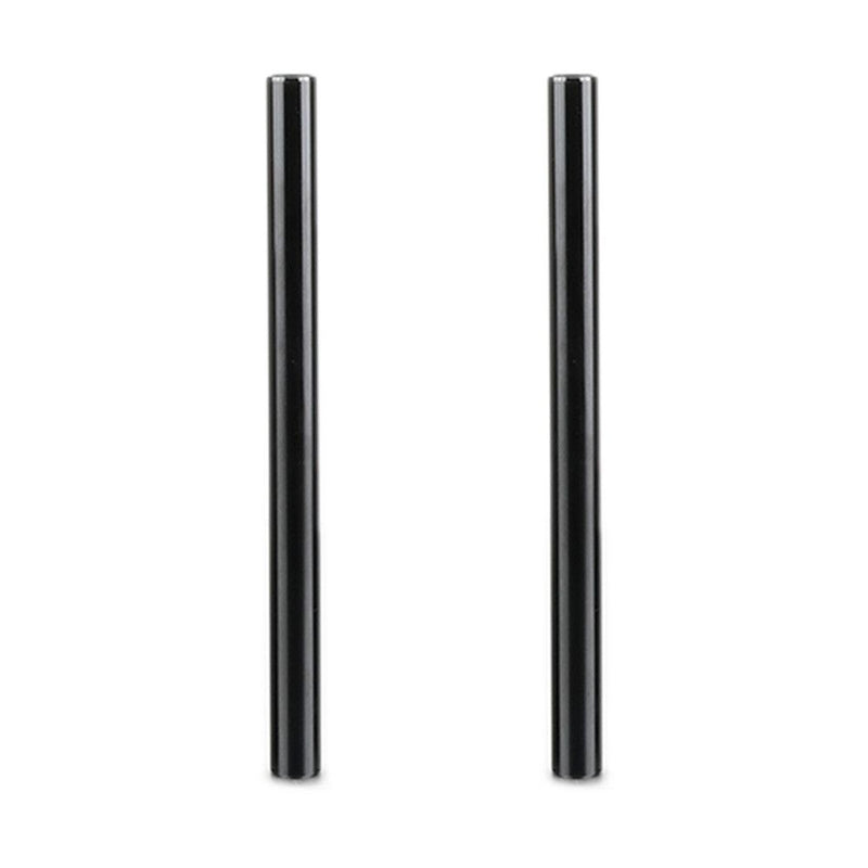 SmalRig 2pcs 15mm Black Aluminum Alloy Rod (M12-20cm) 8-inch 1051