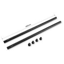 SmallRig 2pcs 15mm Black Aluminum Alloy Rod (M12-40cm) 16-inch 1054