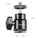 SmallRig 1/4" Camera Hot shoe Mount with Additional 1/4" Screw (2pcs Pack) 2059