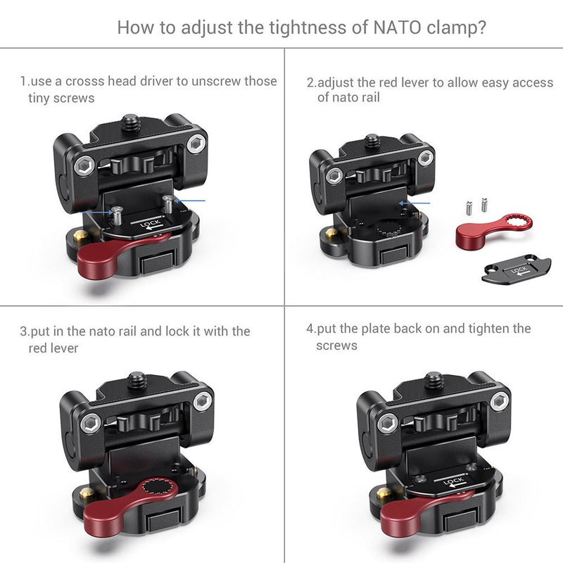 SmallRig Monitor Tilt Mount with NATO Clamp 2100B