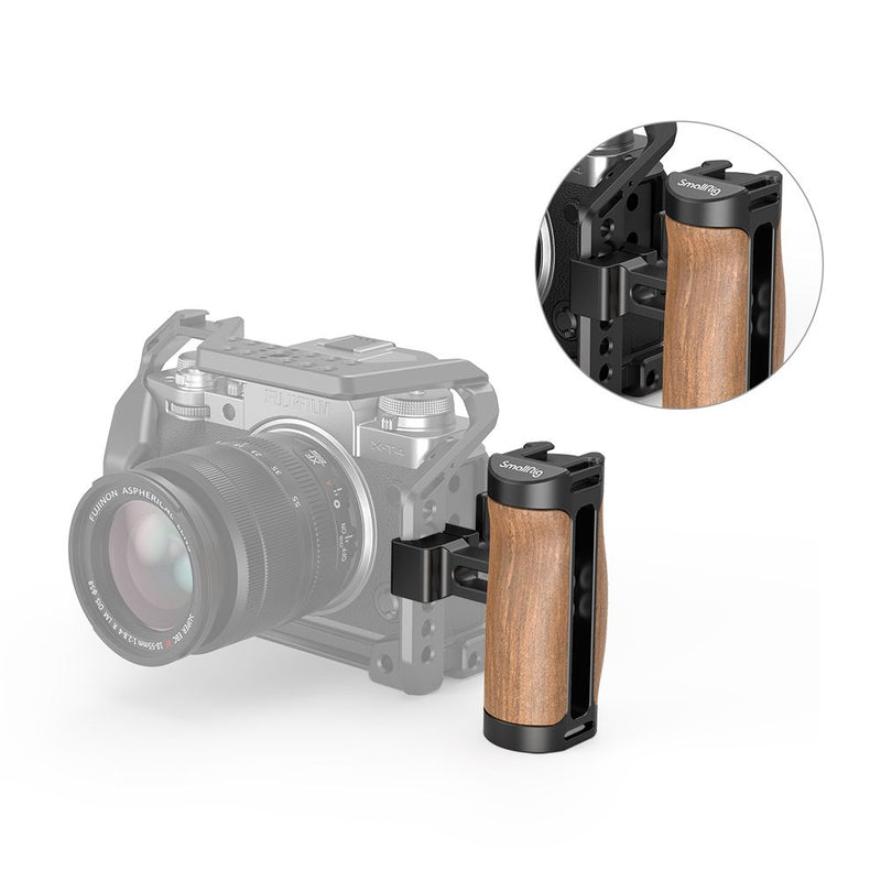 SmallRig Wooden NATO Side Handle (with Quick Release NATO Rail) 2978