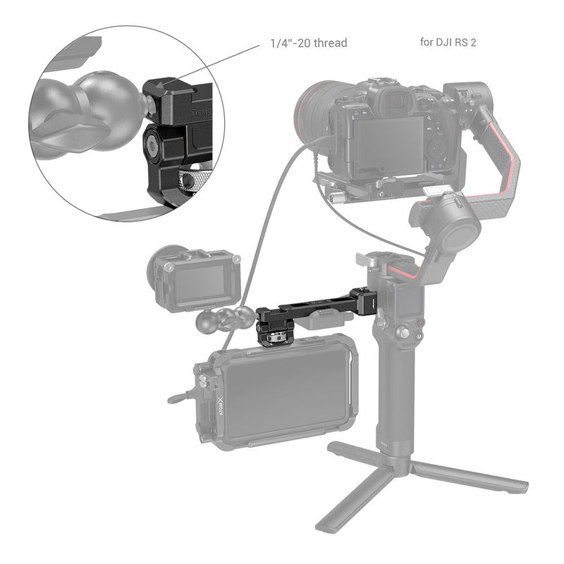 SmallRig Monitor Mount with NATO Clamp for DJI RS 2 / RSC 2 / RS 3 / RS 3 Pro/ RS 3 mini 3026