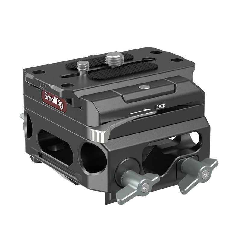 SmallRig Lightweight Baseplate with Dual 15mm Rod Clamp (magnesium alloy version) 3067