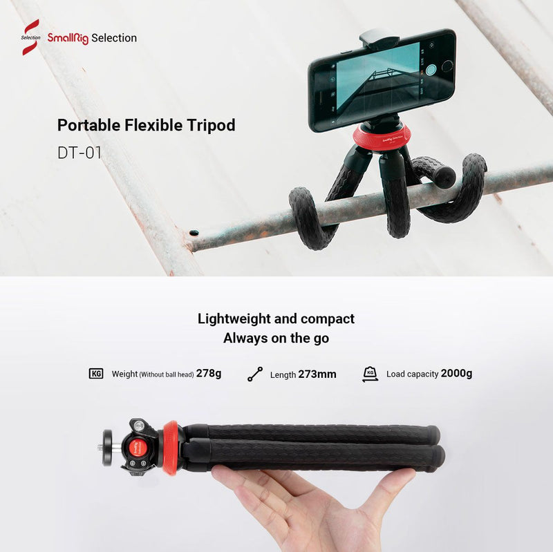 SmallRig Selection Portable Flexible Tripod DT-01 3255
