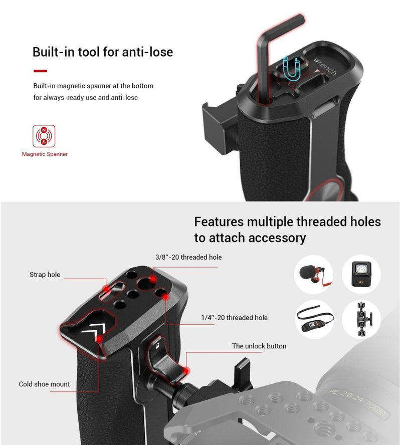 SmallRig Rotating NATO Handle (Left Side) 3260