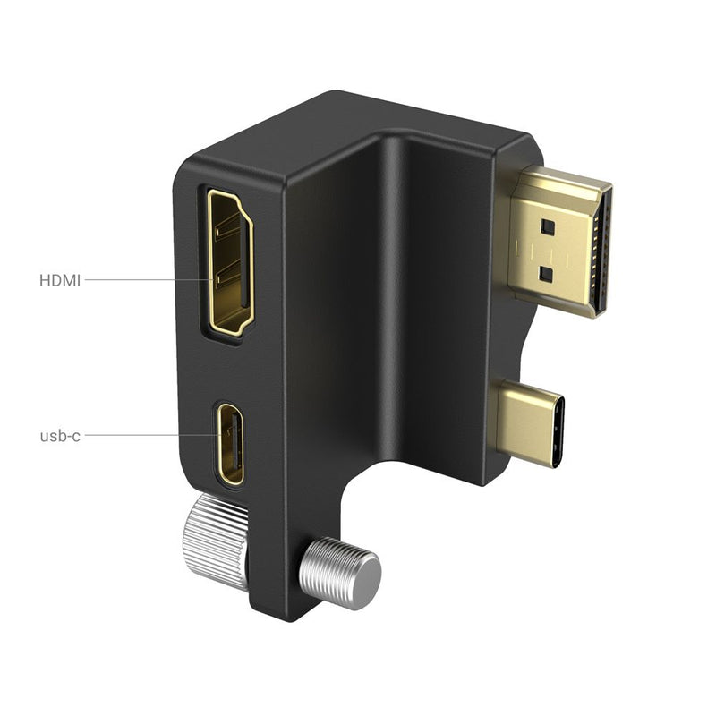 SmallRig HDMI & USB-C Right-Angle Adapter for BMPCC 6K Pro 3289